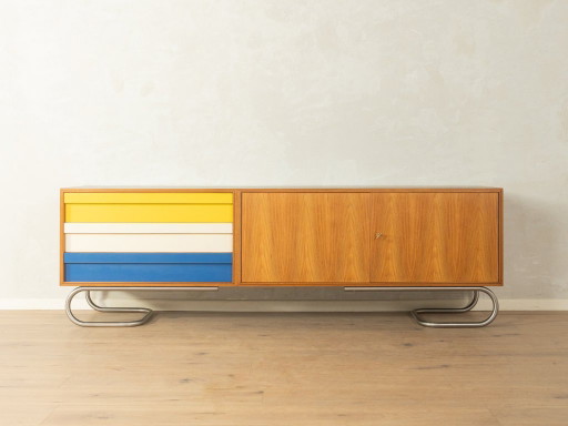 Exklusives Mid-Century Sideboard – dressoirs, Metal, Wood