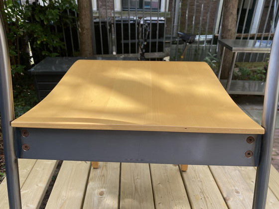 Image 1 of 4 Tina Christensen vintage plywood bended back stoel