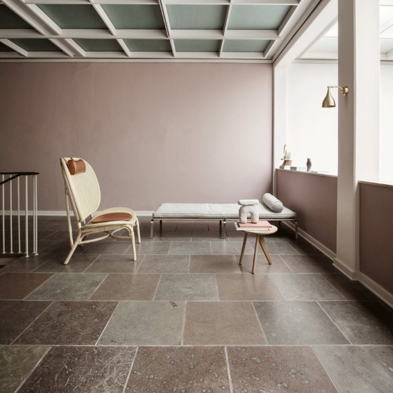 Image 1 of NORR11 - Sillón Nomad - Hyldahl/Hansen - Cuero/caña de Viena, como nuevo