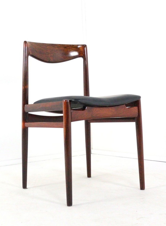 Image 1 of Set of 8 Rosewood Chairs Dining Chairs 'Vesterlund' Vintage