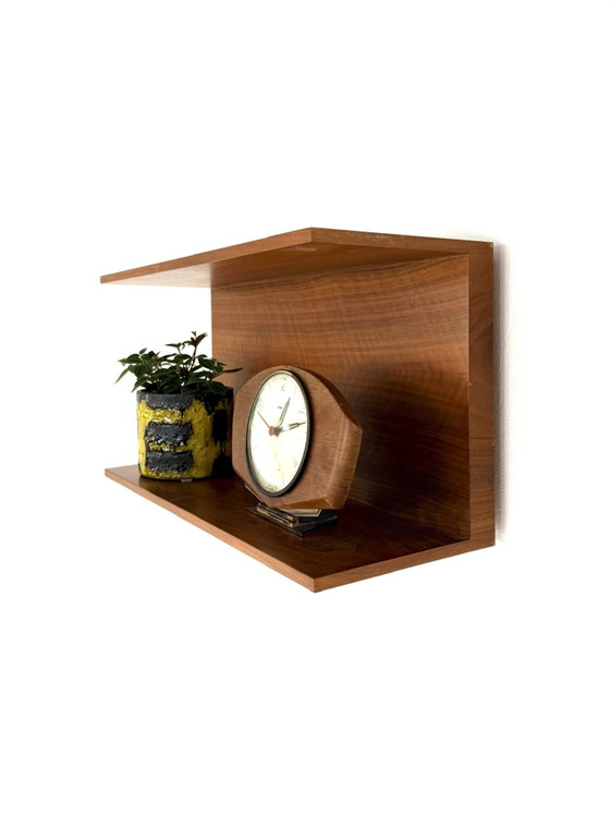 Image 1 of Mensola da parete vintage in teak, Wilhelm Renz '60