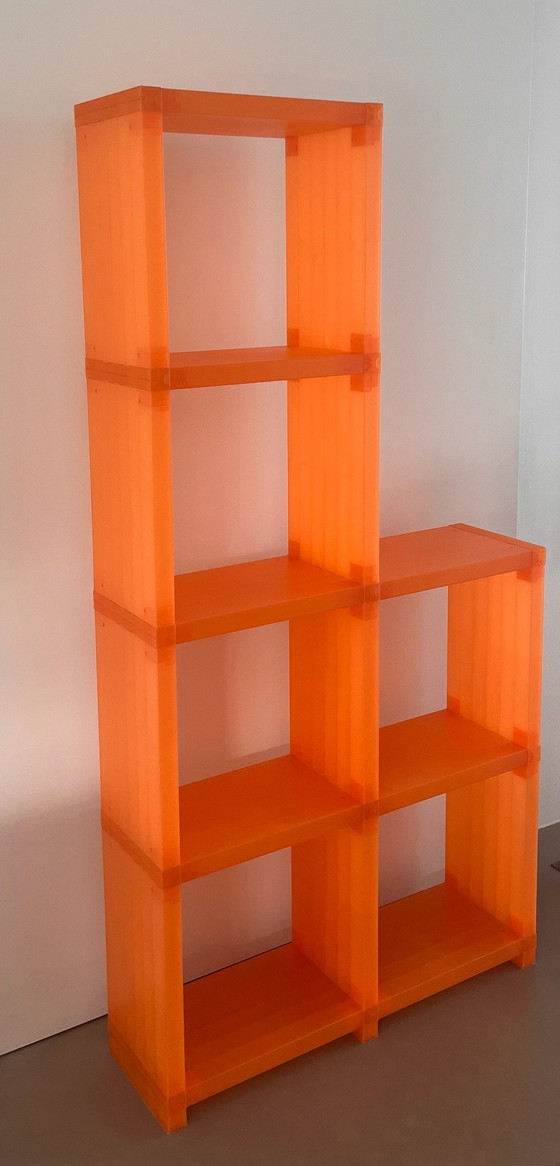 Cubitec, Étagères murales design vintage, Plastique, Orange (photo 2 sur 6)
