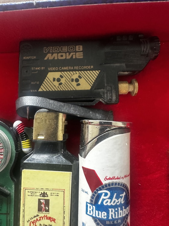 Image 1 of Lot of 12 Vintage Advertising and Novelty Lighters