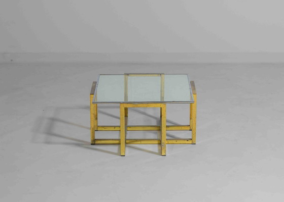 Image 1 of Tavolino da caffè in ottone Regency