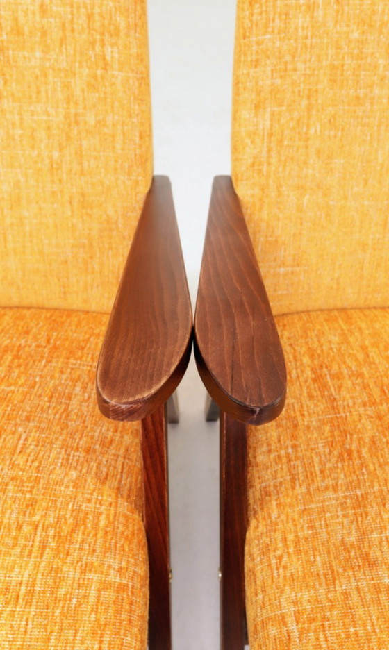 Image 1 of Pair of vintage longue chairs modern design 1980