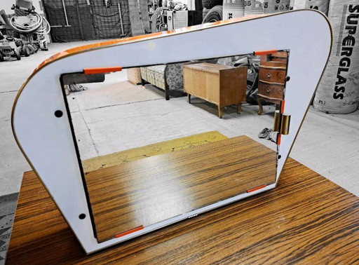 Rockabilly bathroom cabinet 60s / 70s mirror cabinet DDR