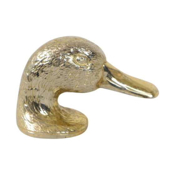 Image 1 of Vintage Metalen Flessenopener Eend