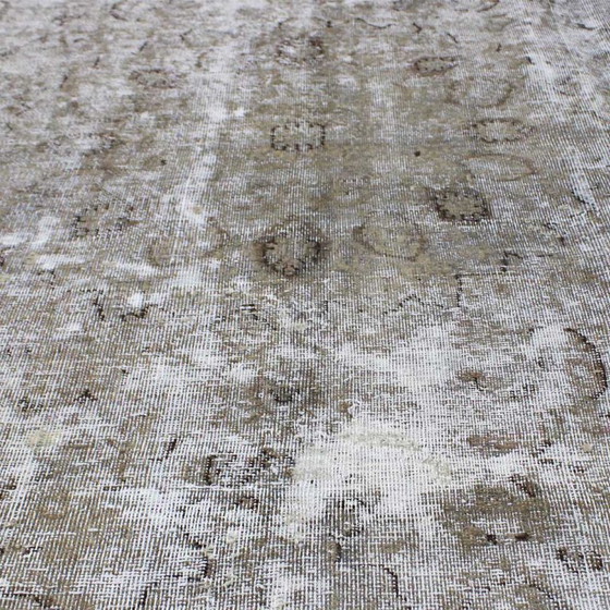 Image 1 of Hand-knotted vintage art rug 376x285