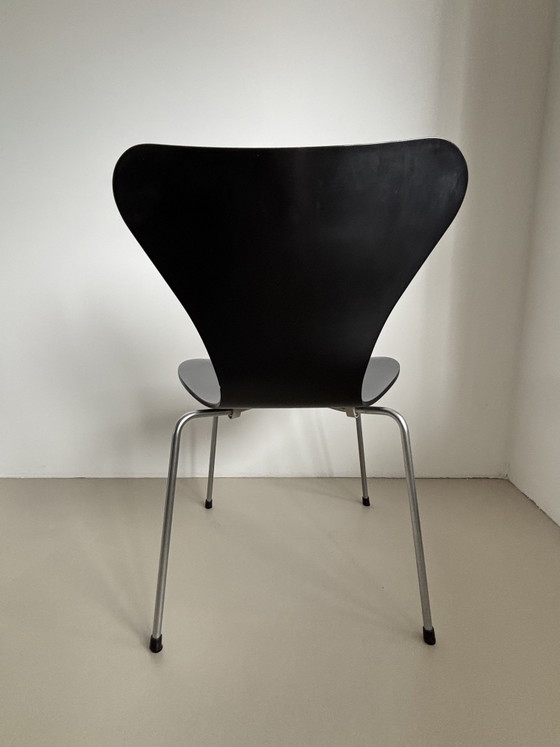 6x chaises papillon Fritz Hansen Danemark 2004 Arne Jacobsen – Chaises de salle à manger, Metal, Wood (photo 6 of 15)