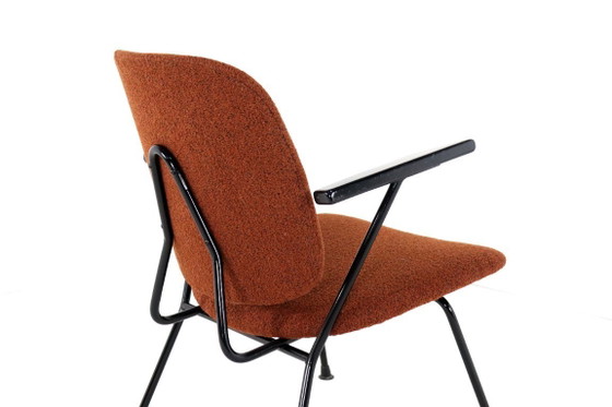 Image 1 of  Set 2 Gijs van der Sluis fauteuils "No. 12"  vintage nieuw gestoffeerd