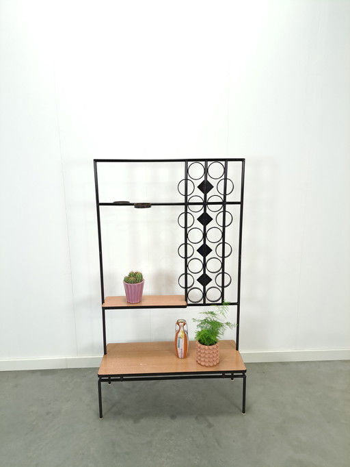 DDR Plant Table With Formica And Steel, Plant Rack
