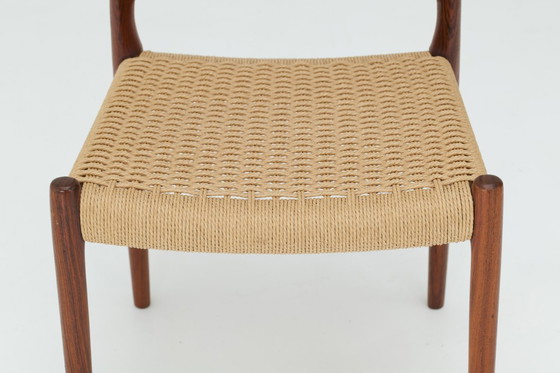 Image 1 of Set van 8 eetkamerstoelen 'Model nr. 82' - Niels O. Møller