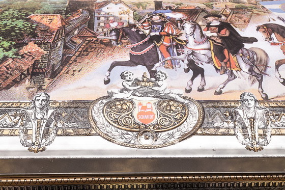 Image 1 of Tinplate biscuit tin by Otto Schmidt