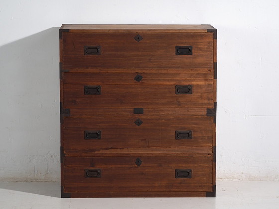 Antique Japanese Chest of Drawers - Taishō / Showa Period (c. ) #37 – Metal (photo 16 of 40)
