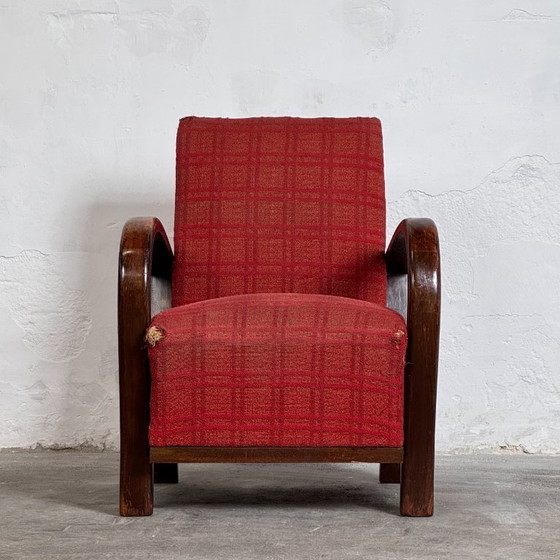 Image 1 of Pareja de sillones Art Déco de Debreceni – Para restaurar