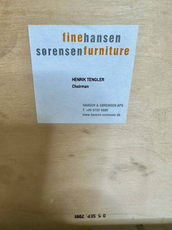 2 Henrik Tengler Danish Design Stühle Chairman Hansen & Sørensen, Esszimmerstühle, Eisen, Silber (Foto 4 von 15)