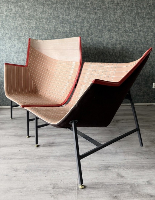 Set of Moroso Paper Planes armchairs design by Doshi & Levien