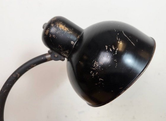 Image 1 of Zwarte industriële Bauhaus tafellamp, jaren 30