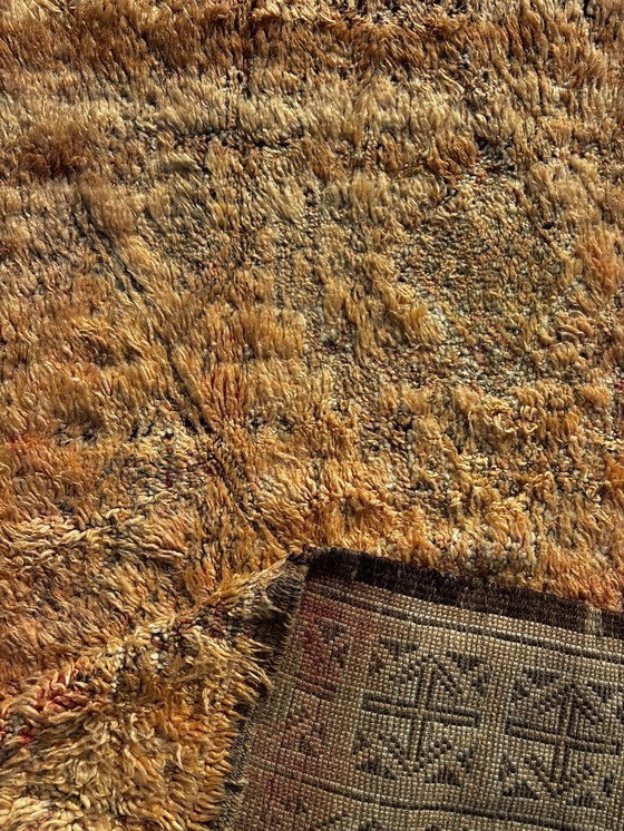 Image 1 of Authentic Moroccan Vintage Boujad Berber Wool Rug 210x370 cm