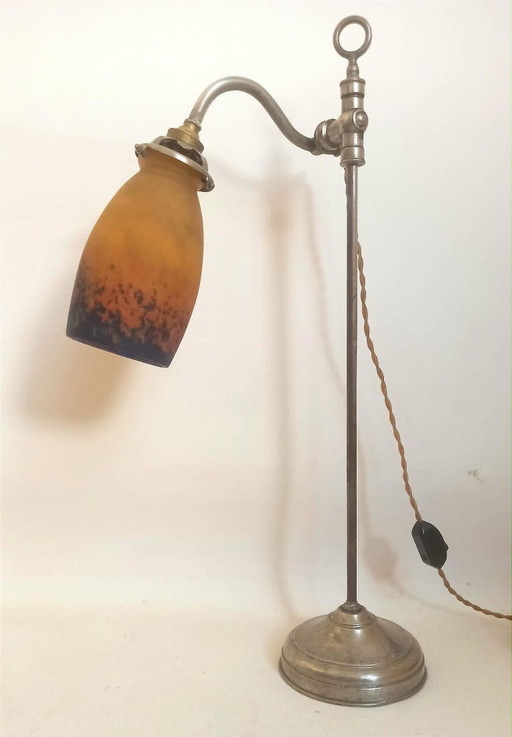 Muller Art Deco Height Adjustable Table Lamp, 53 cm
