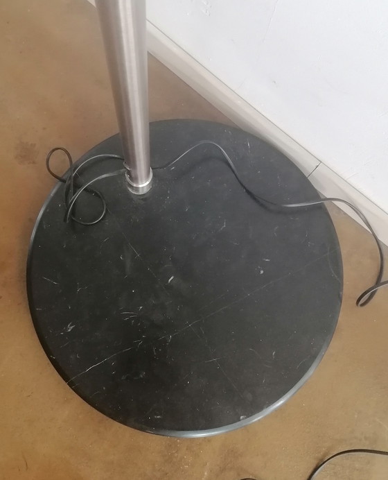 Image 1 of Arc lamp with black marble base