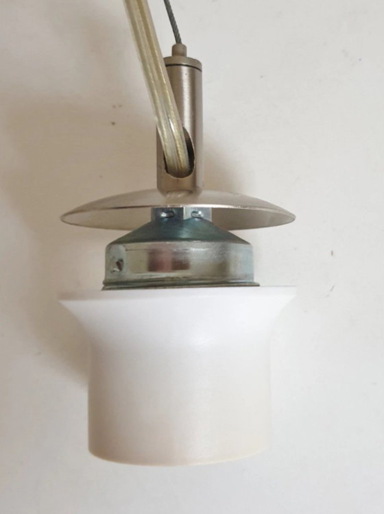 Image 1 of 2 large pendant lamps - Murano glass - model Fazeletto