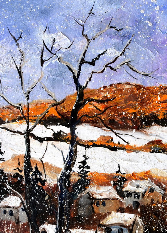 Il mio villaggio in inverno – Arte, Tela (photo 3 of 7)
