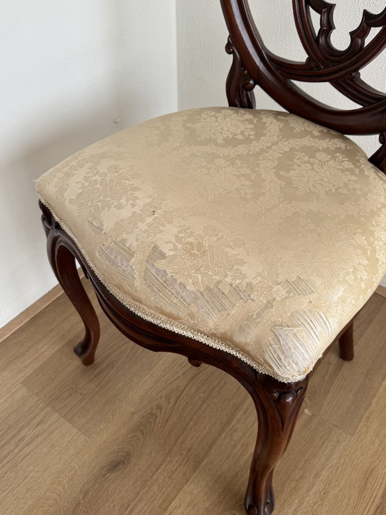 Image 1 of 6 sillas de comedor victorianas
