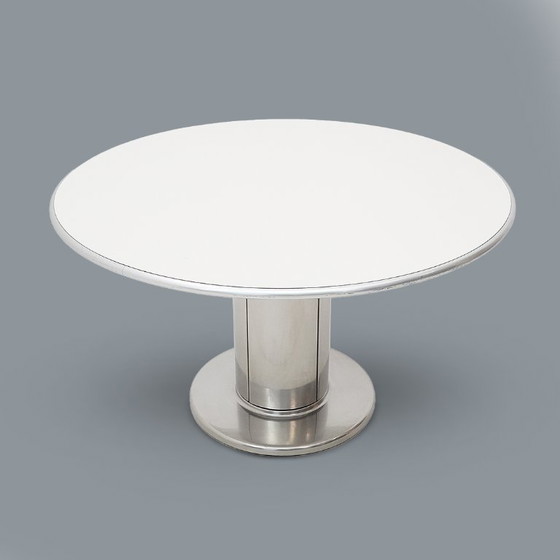 Image 1 of Round table with central leg, 1970s