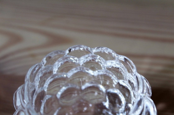Image 1 of Himbeerförmiger Teelichthalter aus Glas