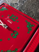 Vintage Red Ceramic Clock By Kienzle, 1970s