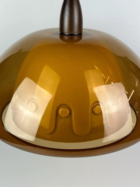 Image 1 of Lampada da soffitto anni '60 e '70, lampada a sospensione, acrilico, plastica, metallo, design spaziale