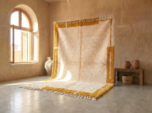 Auténtica alfombra bereber tradicional hecha a mano de 150/250 cm. – Alberto Bazzani, vloerkleden en tapijten, Wool