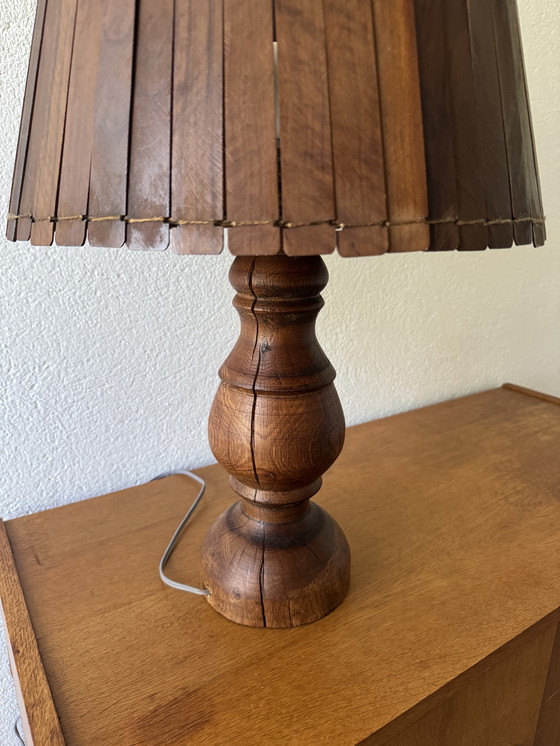 Image 1 of Gran lámpara de teca de los años 60