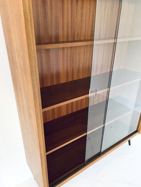 Image 1 of Vintage teak display case '60s