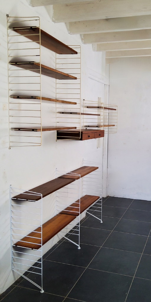 Étagère murale vintage par Nisse Strinning