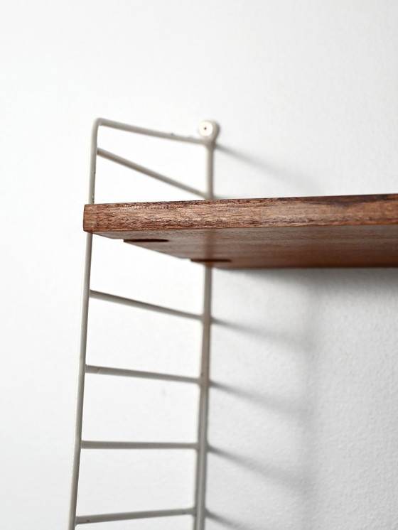 Image 1 of Système d'étagères murales « Hylla » en teck