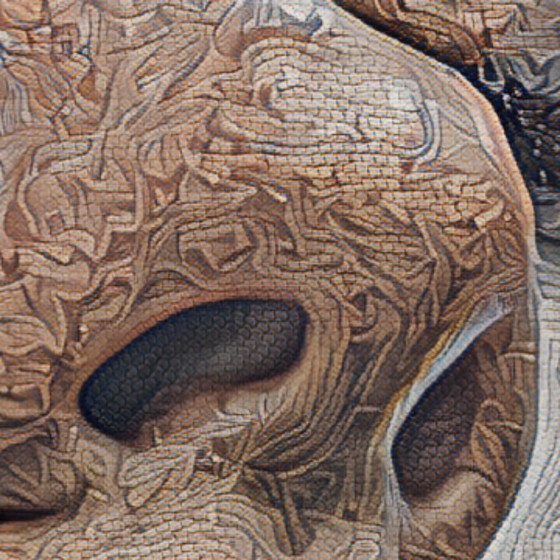 Image 1 of Quiet Grief - 2024 - Heritage Fresco Style - Hahnemuehle on Dibond - 100 x 75 cm
