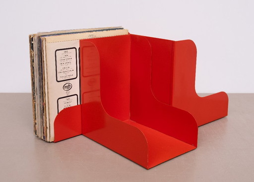 Enzo Mari Modular Metal LP Record Holder set of 3 1965 Italy