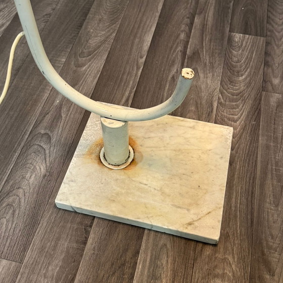 Image 1 of Harvey Guzzini Lampada da terra Space Age con base in marmo Design anni '70