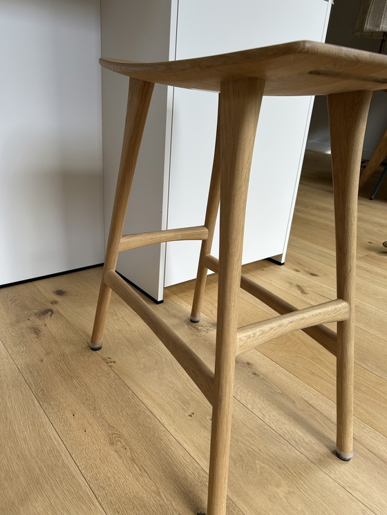 Image 1 of Ethnicraft Ossa taburete de bar de madera 65cm