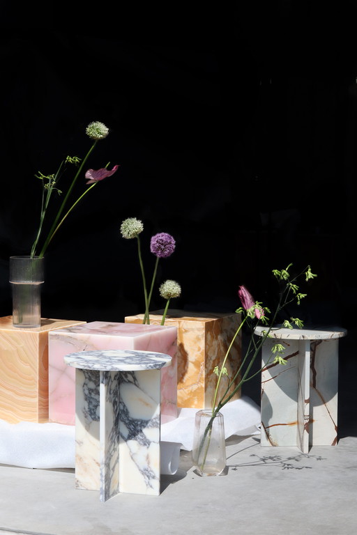 Table d'appoint en marbre roma imperiale