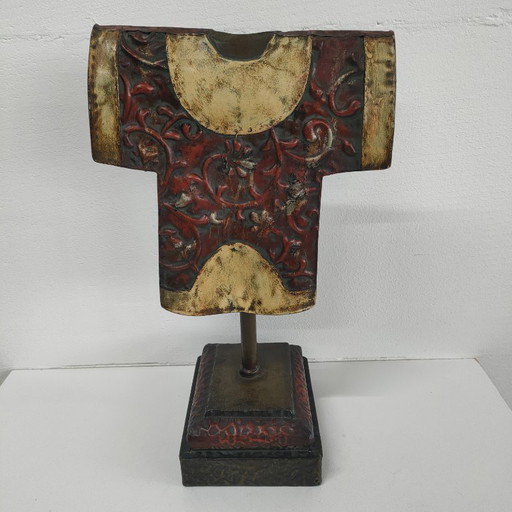 Statue décorative, cape ou robe en étain/cuivre