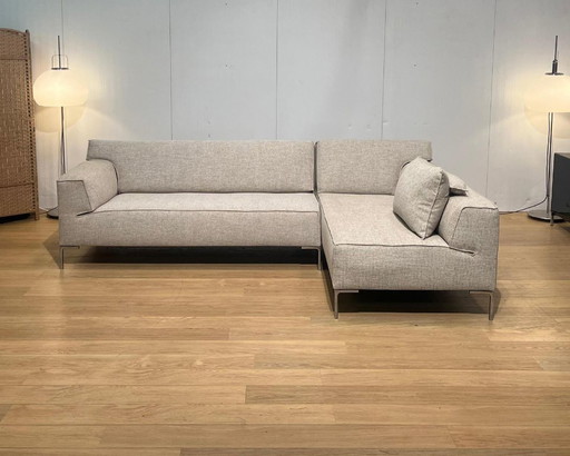 NEU GEPOLSTERT Design auf Lager Bloq Ecksofa Ecru