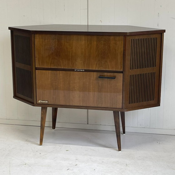 Image 1 of Vintage 60s/70s radio audio cabinet, mid-century