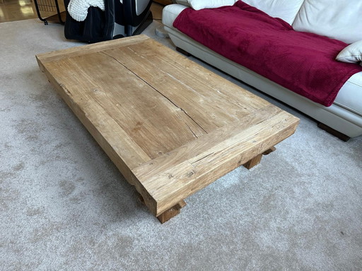 Wooden coffee table