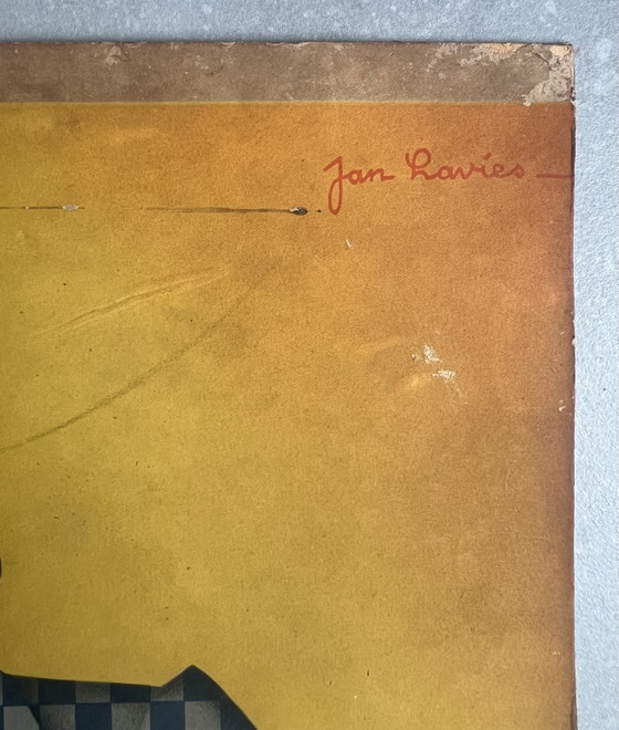 Póster Art Déco muy raro de Jan Lavies, década de 1920. – Paper (photo 3 of 7)