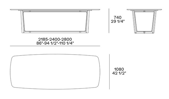 Image 1 of Mesa de comedor Poliform Concorde