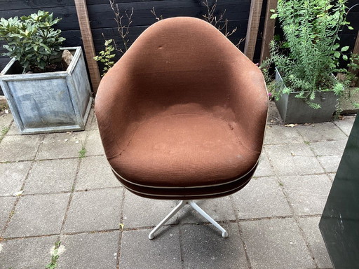 4 x jaren 60 Eames la Fonda chair voor Herman Miller