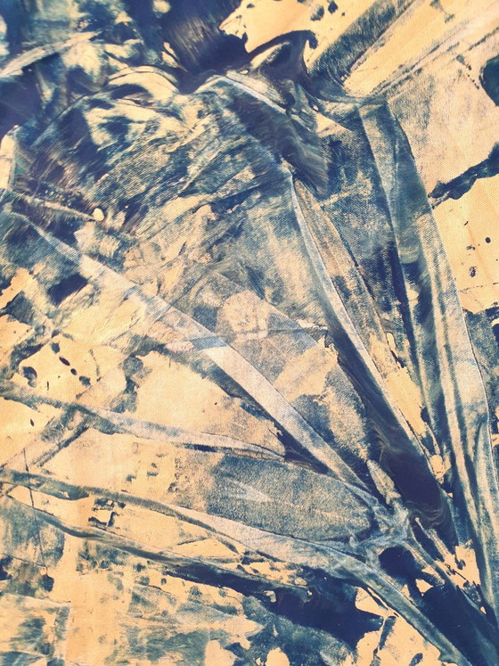 Jürgen Angeler - Blue Golden Diamond – Paintings & Drawings, Canvas (photo 15 of 15)